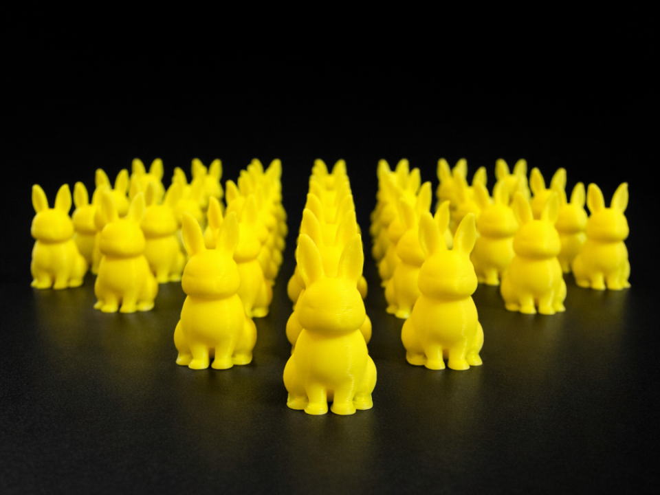 50 Mini Bunny Army – Fast Print without supports