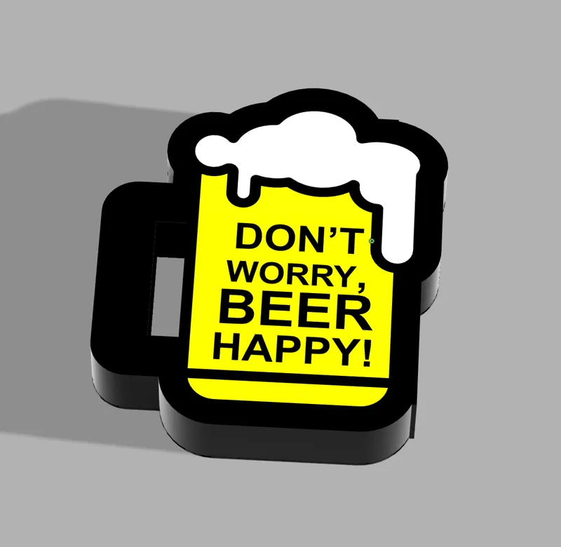 Led Lamp - Don't Worry,  BEER Happy!
