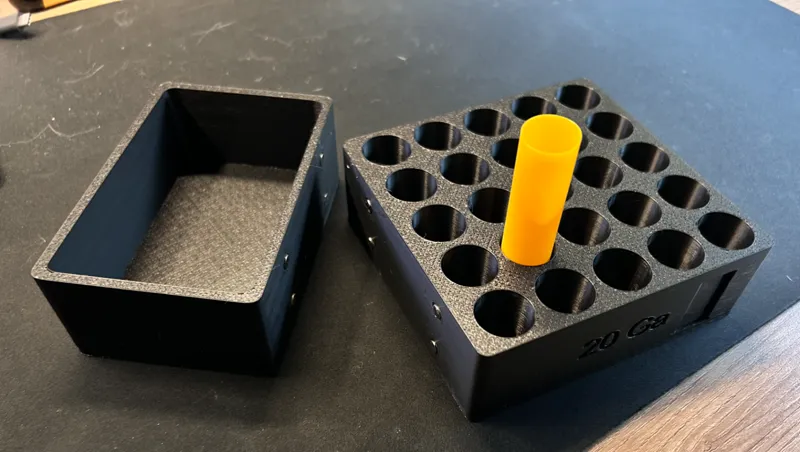 20 Ga reloading Tray with detachable bullet tray