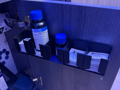 Hanna Reagent Packet Holder Shelf Dispenser