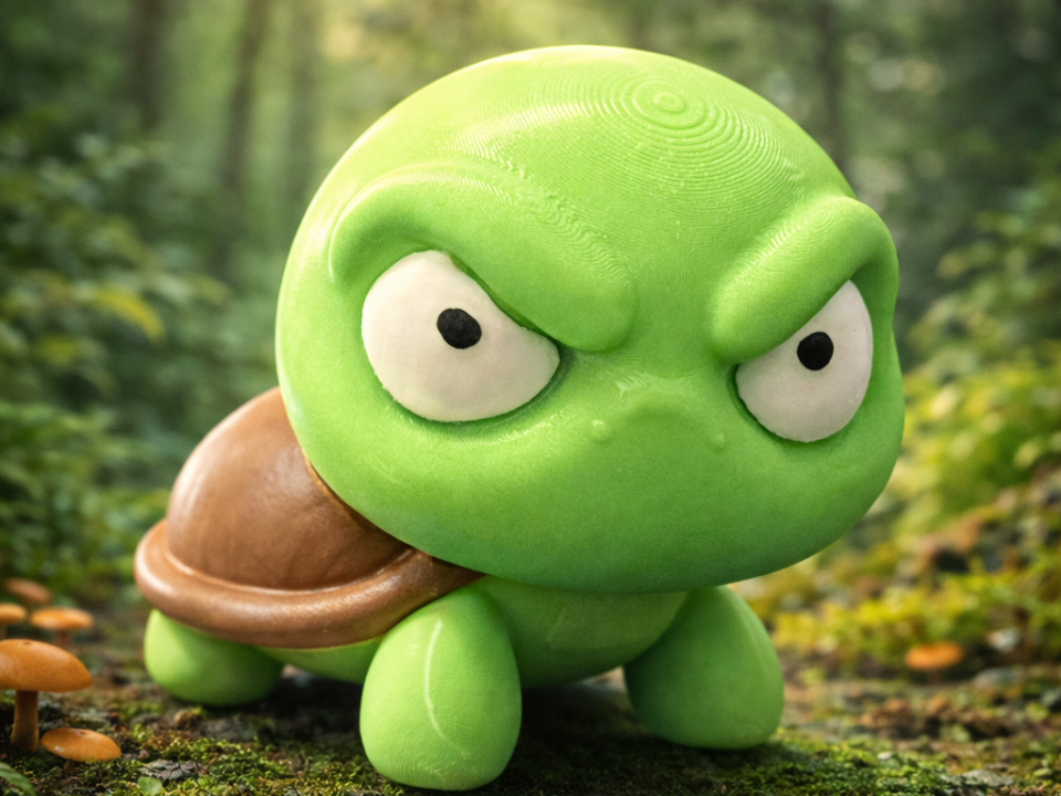 Grumpy Little Turtle- No AMS