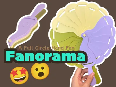 Full Circle Hand Fan