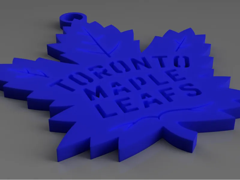 Toronto Maple Leafs Ornament (or keychain)
