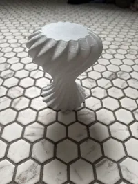 Vase en spirale pour fleurs artificielles — photo 3