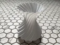 Vase en spirale pour fleurs artificielles — photo 2