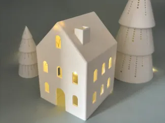Casita Navideña Luz