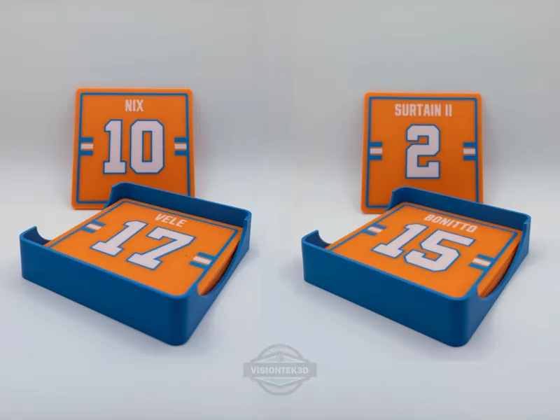 Denver Broncos Throwback Coaster Set