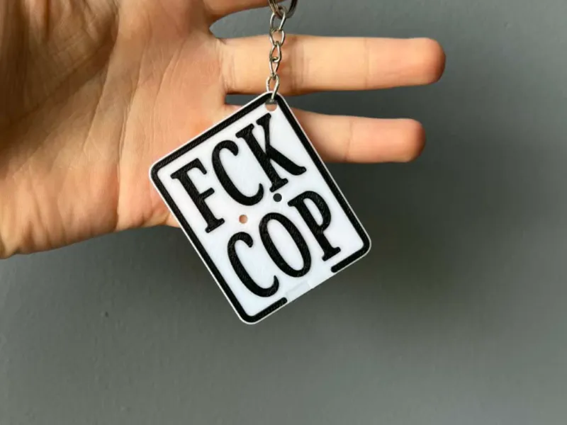 FCKCOP Keychain