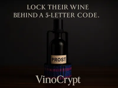 VinoCrypt – The Cryptex Wine Lock
