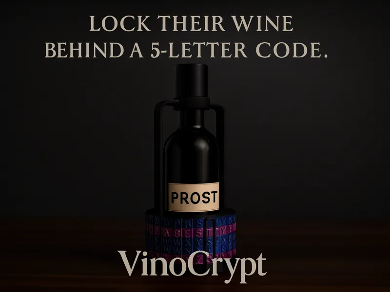 VinoCrypt – The Cryptex Wine Lock