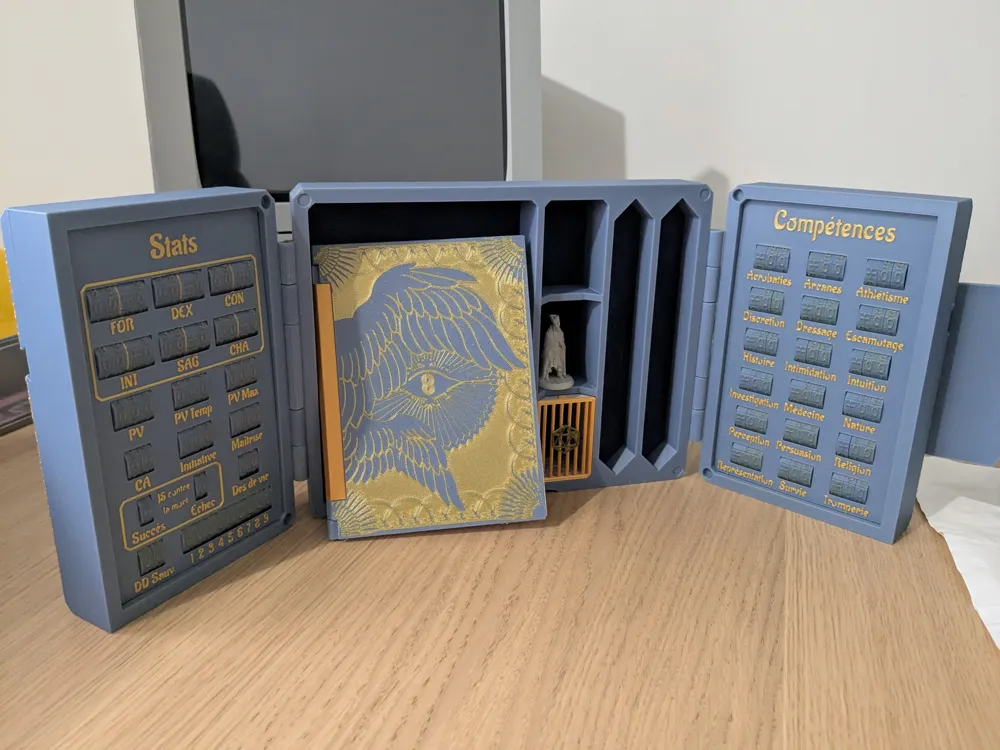 Ultimate DND Player Kit - Painéis franceses - Modelo gratuito para ...