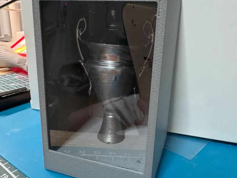Simple minifigure display box with acrylic