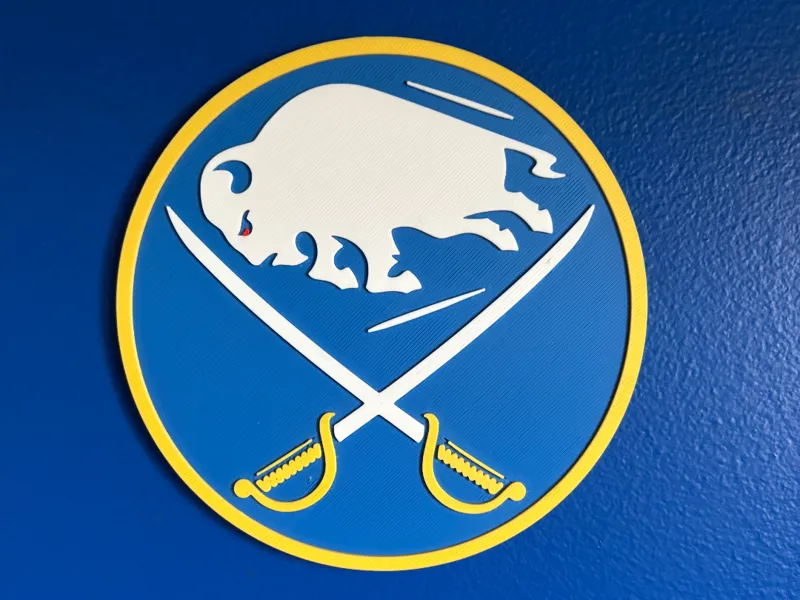 Buffalo Sabres 3D Wall Logo