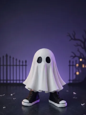 Adorno temático: Halloween Ghost Trick Or Treater — vista de referencia 2