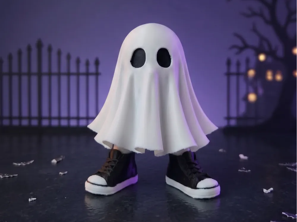 Adorno temático: Halloween Ghost Trick Or Treater. Referencia del modelo original.