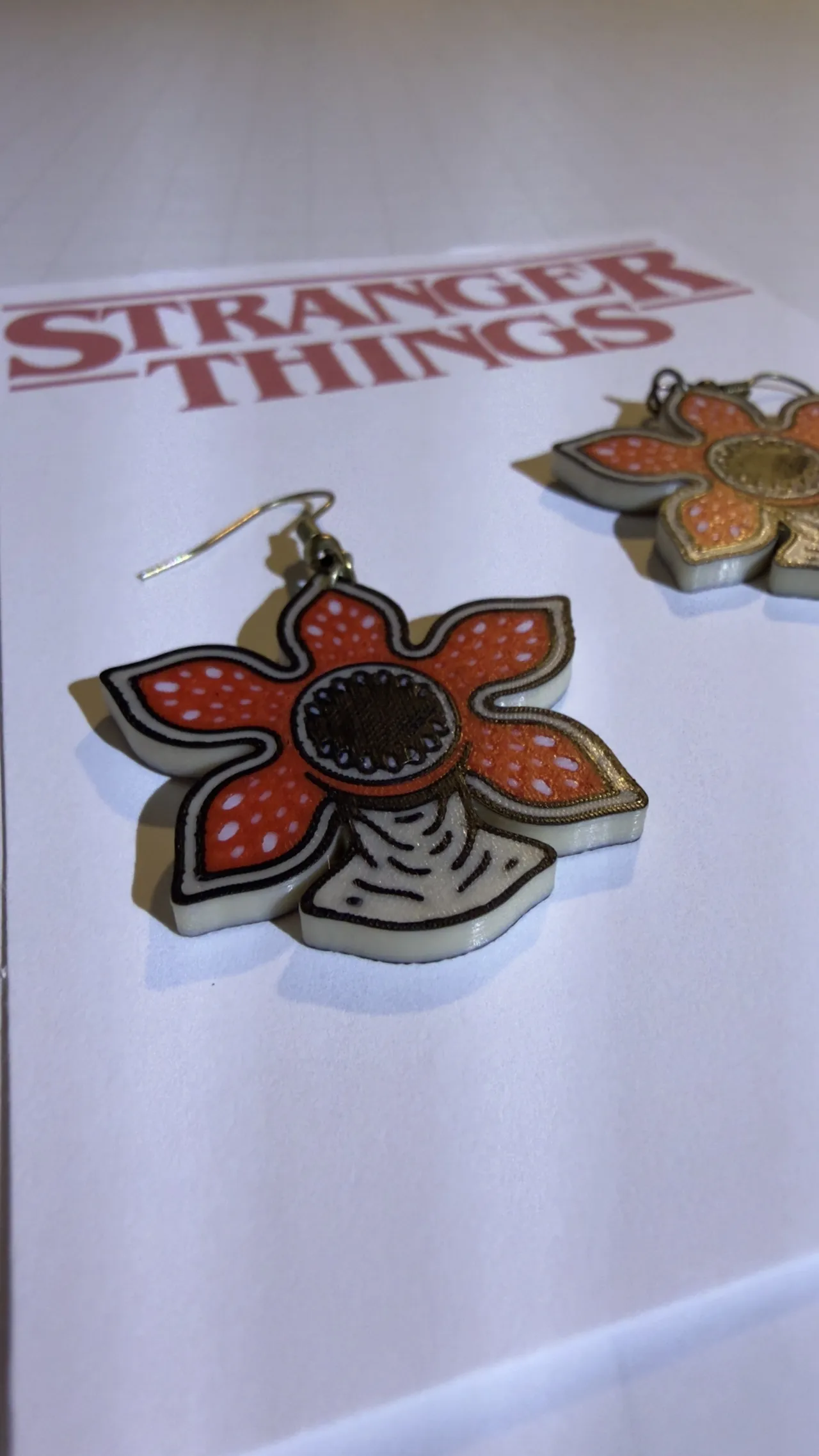 Demogorgon Earring Stranger Things (double-sided) view 3
