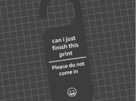 printing sign