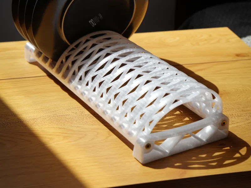 WOODEN DOWEL KITCHEN PLATE RACK