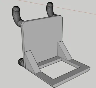 Spray Bottle Hanger for Peg Board