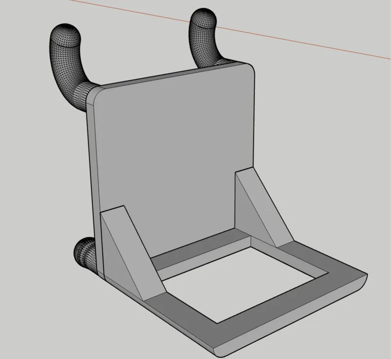 Spray Bottle Hanger for Peg Board
