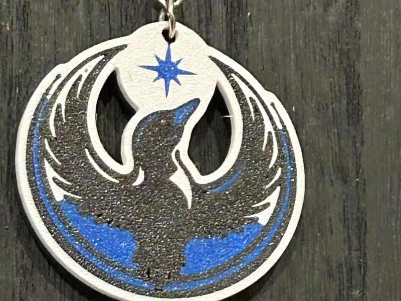 loon keychain
