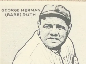 1933 Goudey Babe Ruth 