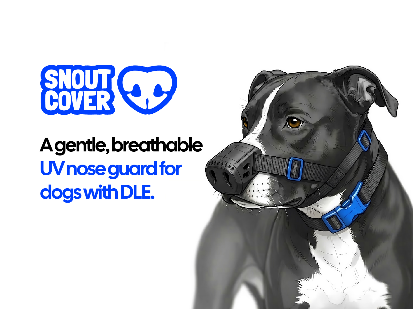 SnoutCover - Protective Nose Cover for Dog's DLE
