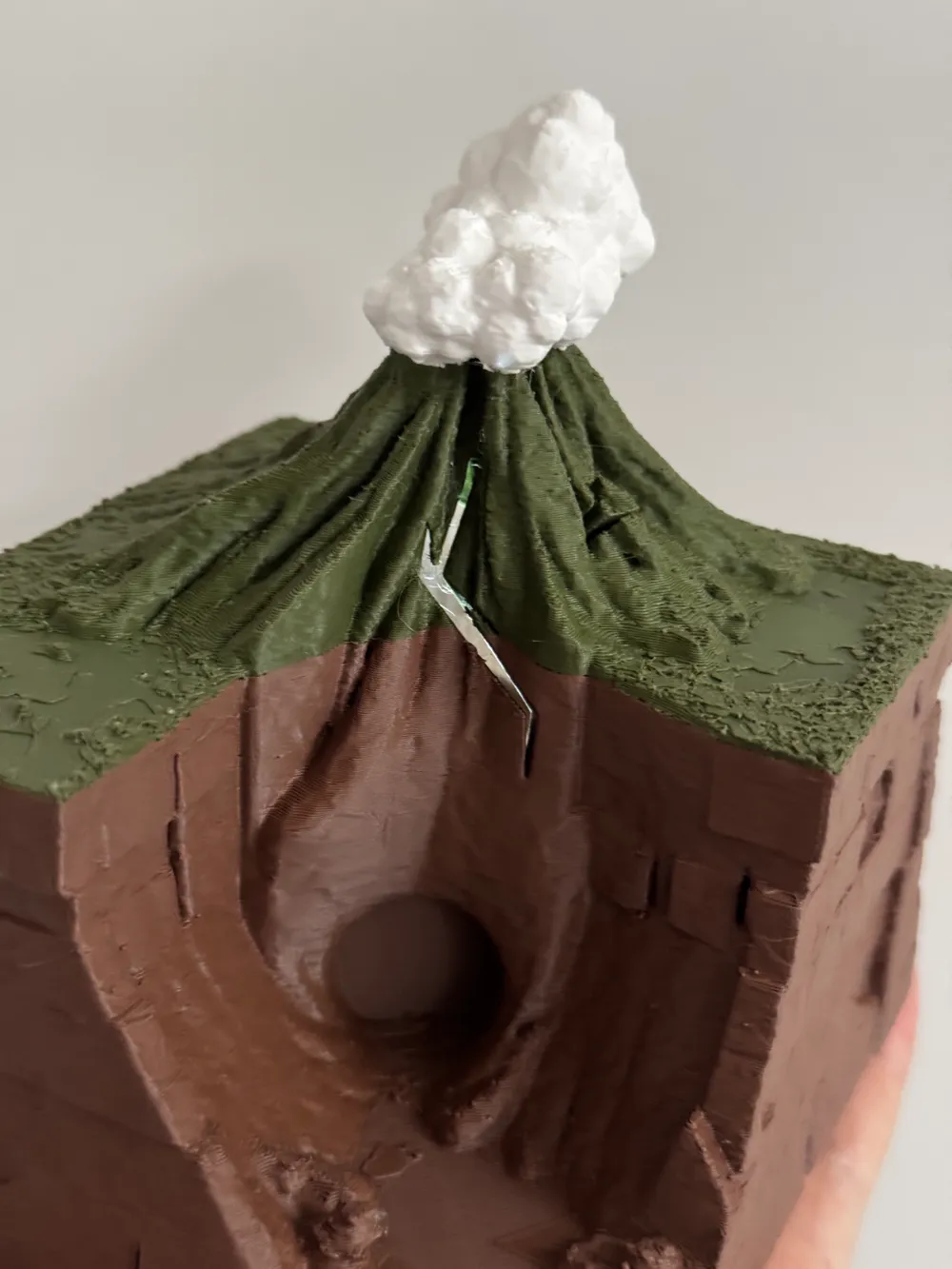 Volcanic Eruption with led KC017-18-08 by GhostChili 3D - MakerWorld