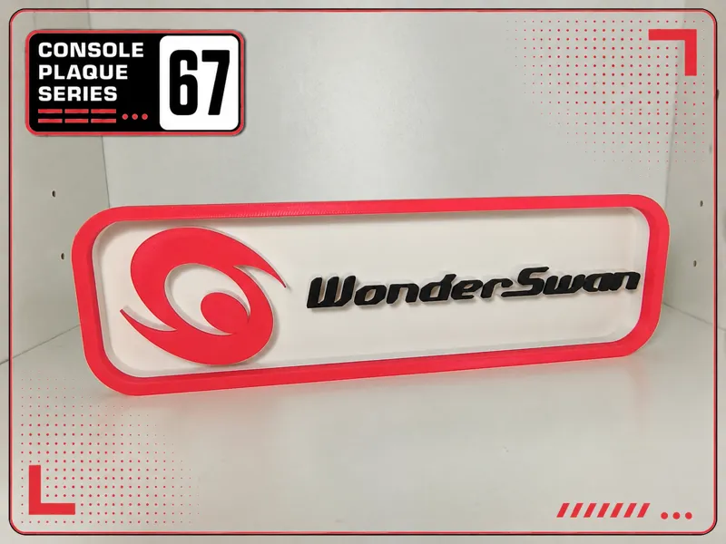 Console Logo Plaque - WonderSwan