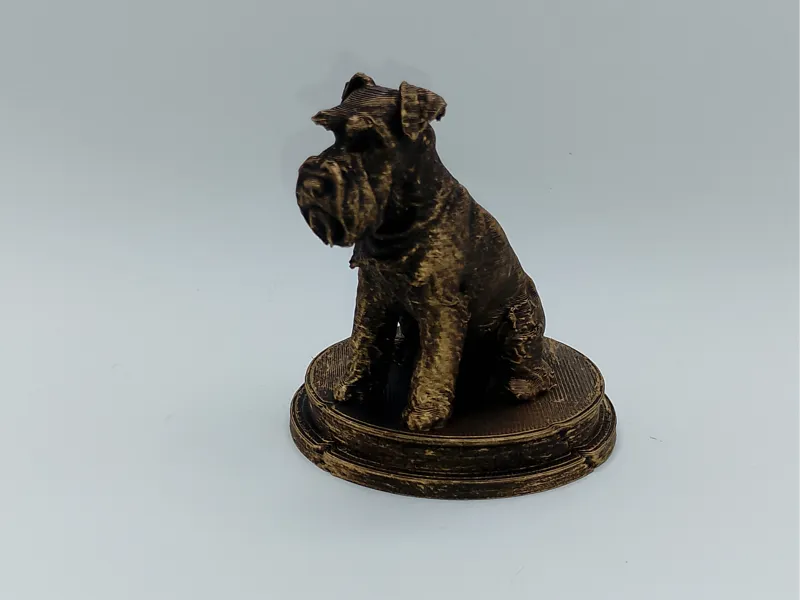 Miniature Schnauzer Dog Bust – 7cm Miniature