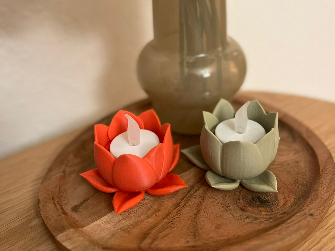 Blooming Tulip – LED Tealight Holder