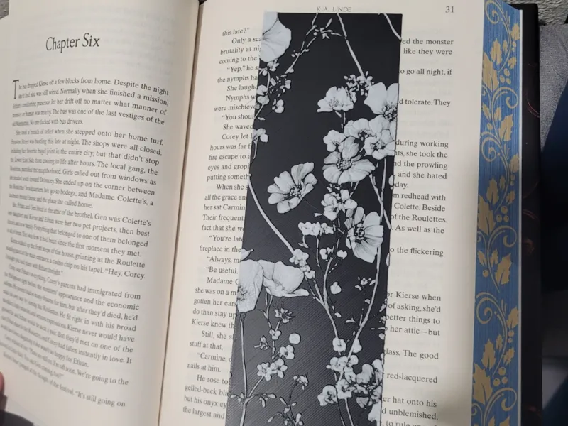 Flower Bookmark