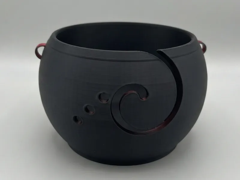 Wool/Yarn Bowl V4 Rings (Handle or Hook Loop)