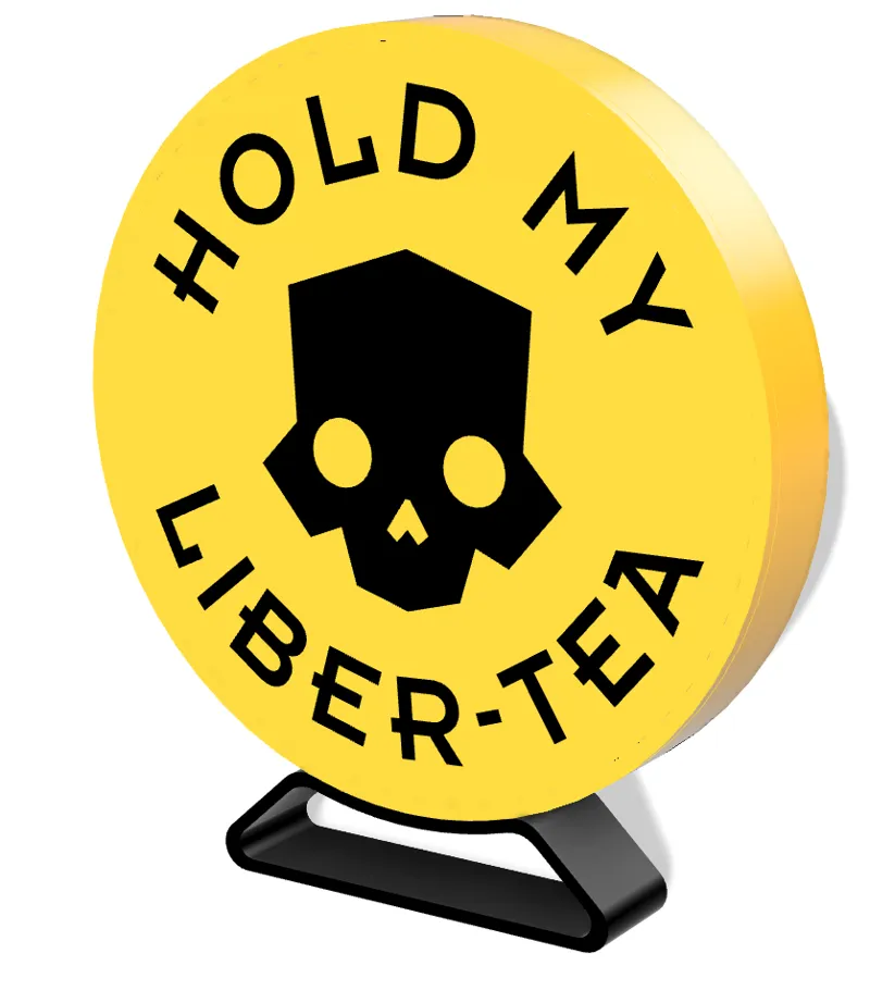 HellDivers - Hold My Liber-Tea Lightbox