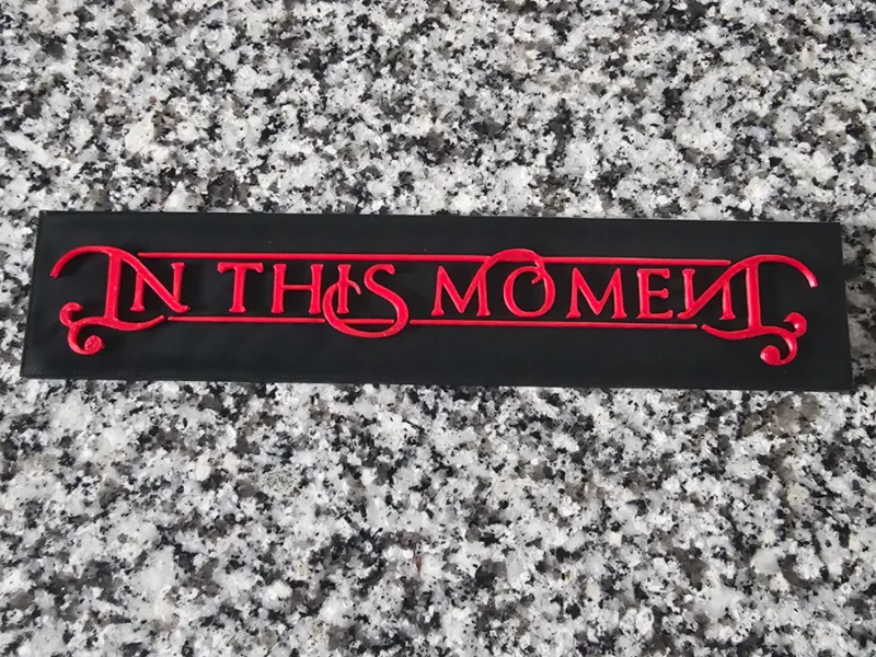 In This Moment Rock Band 3D Logo Wall Art Sign 