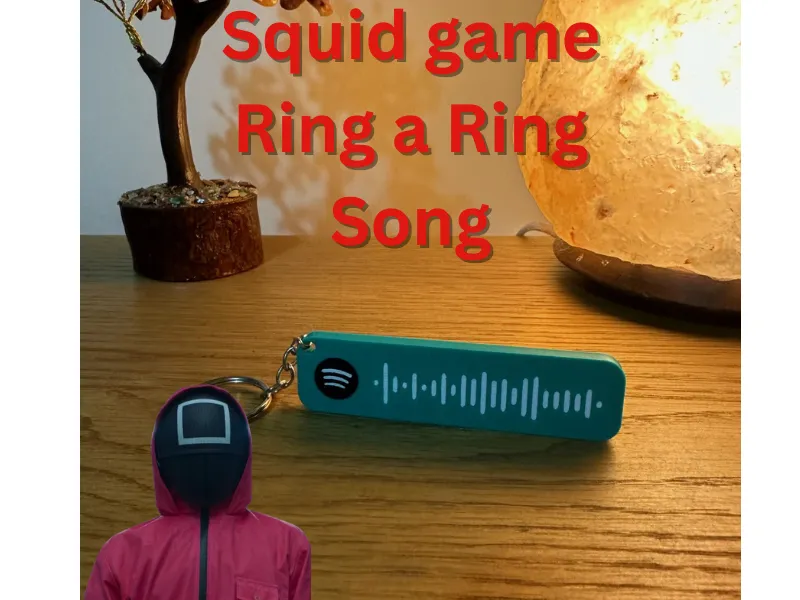 Ring a ring song - Squid game - Spotify keyring