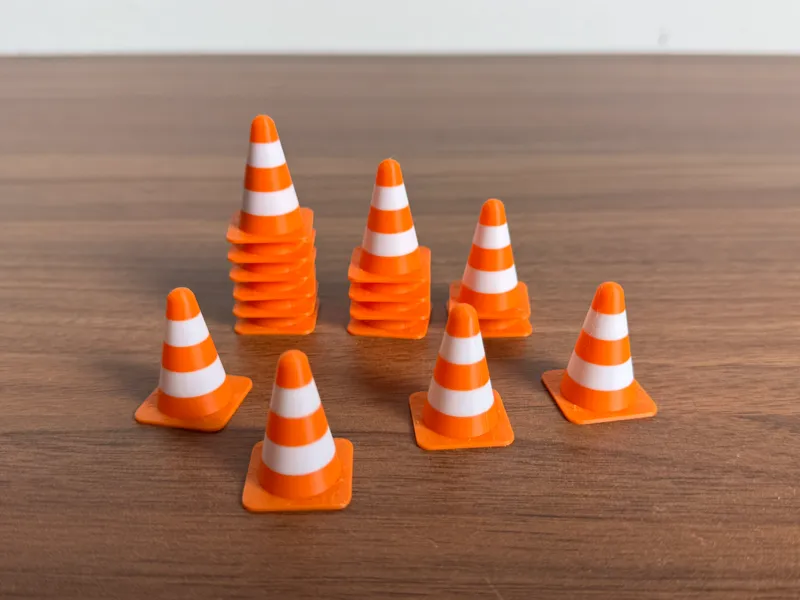 Mini Traffic Cones Stackable