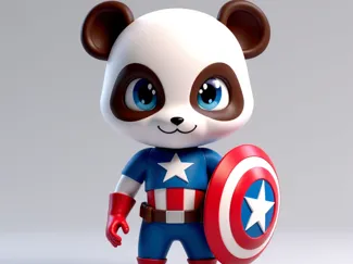 Captain America Panda
