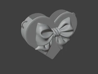 Heart Bow Crossbody Bag