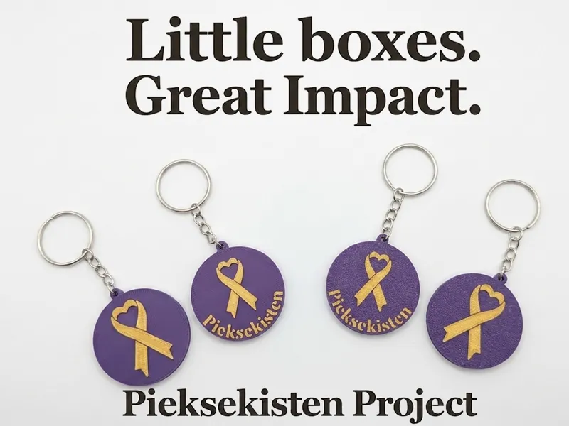 Pieksekisten – Ribbon Keychain