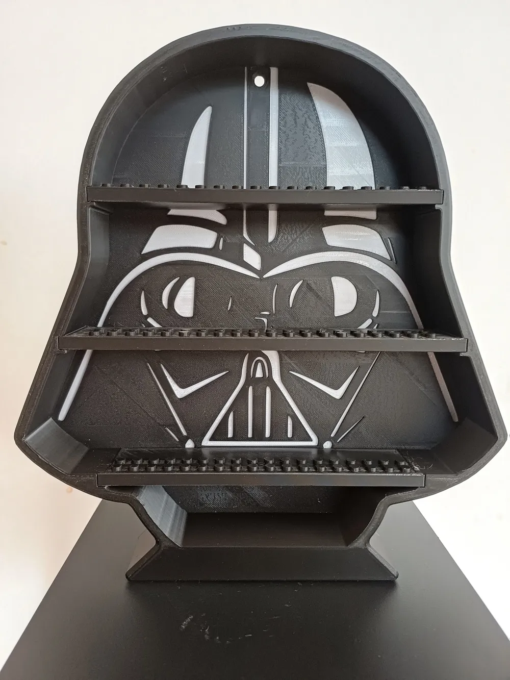 Vader Star Wars Brick minifigure Stand Display - Free 3D Print Model ...