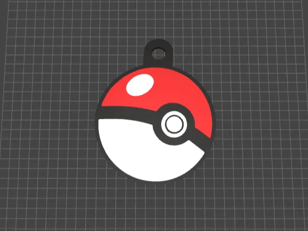 Pokeball Keychain 