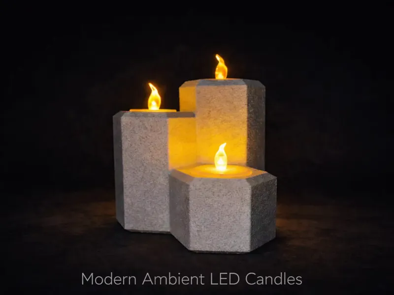 Modern Tea Light Candles
