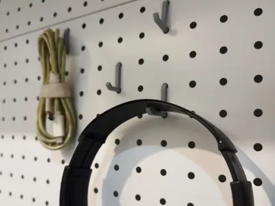 Thin Pegboard hook