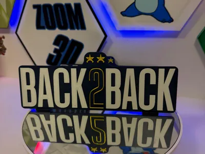 PSG BACK2BACK Decorative Plaque