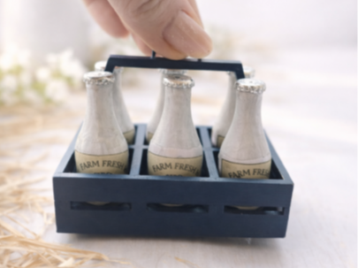 Rustic Farm Milk Crate