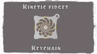 Porte-clés fidget cinétique — photo 1