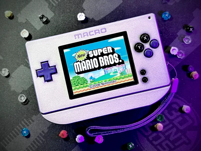 MacroSOS v2 - DS - 3DPrintable GameBoy DSLite Case