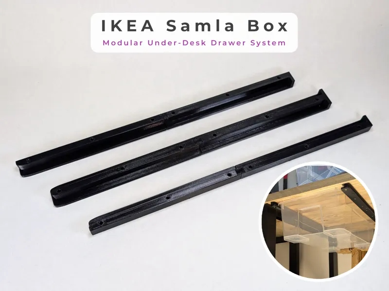 IKEA Samla Box - Modular Under-Desk Drawer System