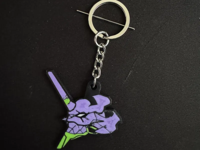 Neon Genesis Evangelion - EVA 01 Keychain